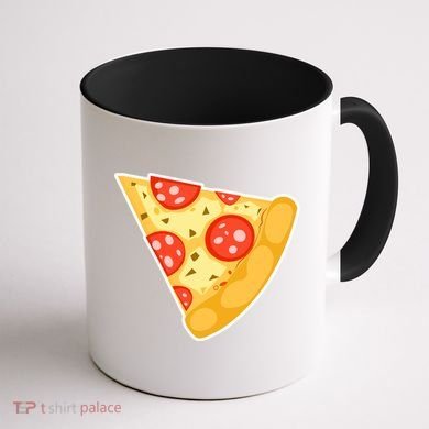 Family Matching Missing Pizza Slice Child Baby Coffee Mug back