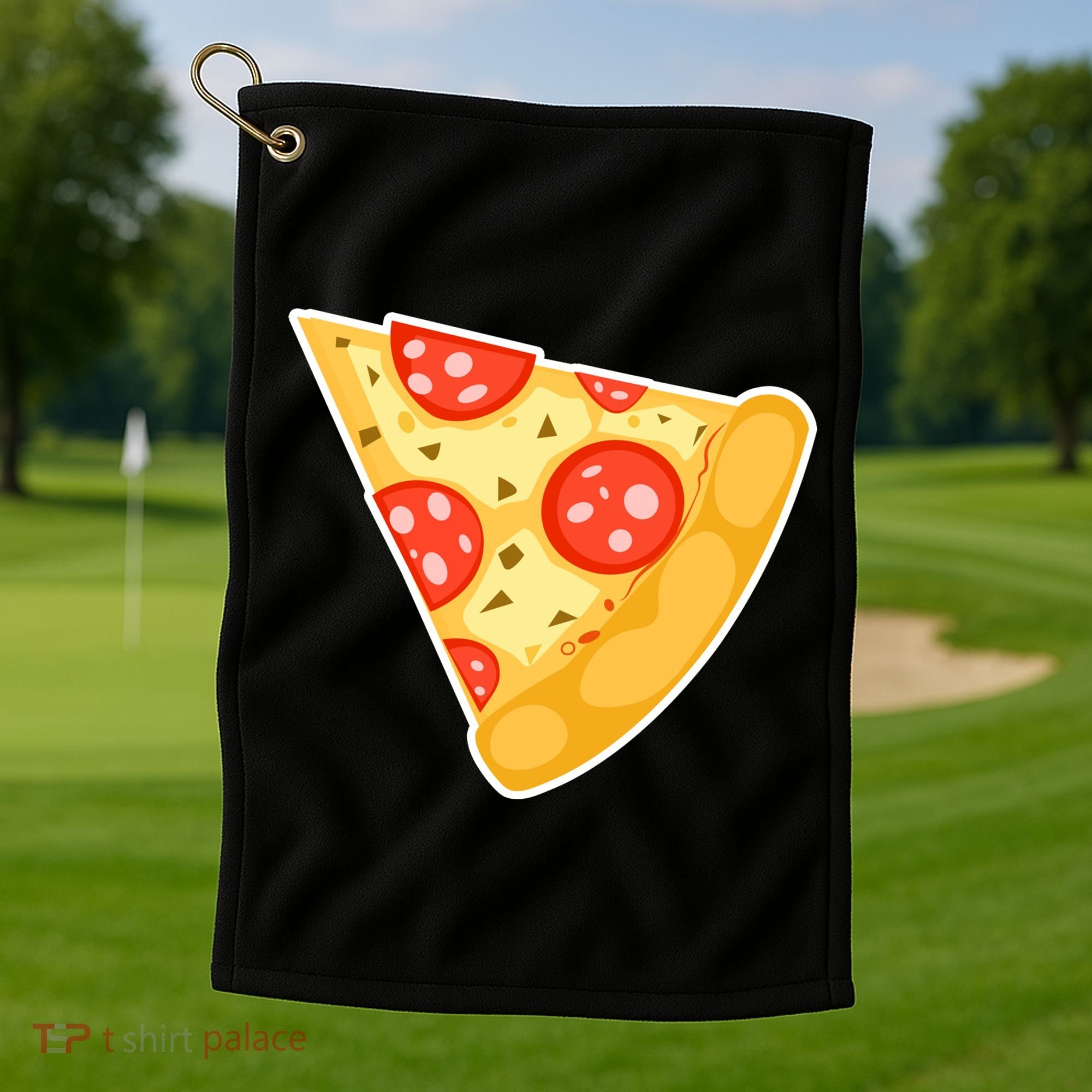 Family Matching Missing Pizza Slice Child Baby Golf Towel