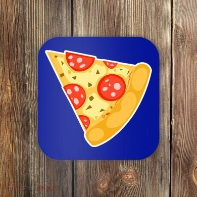 Family Matching Missing Pizza Slice Child Baby Coaster