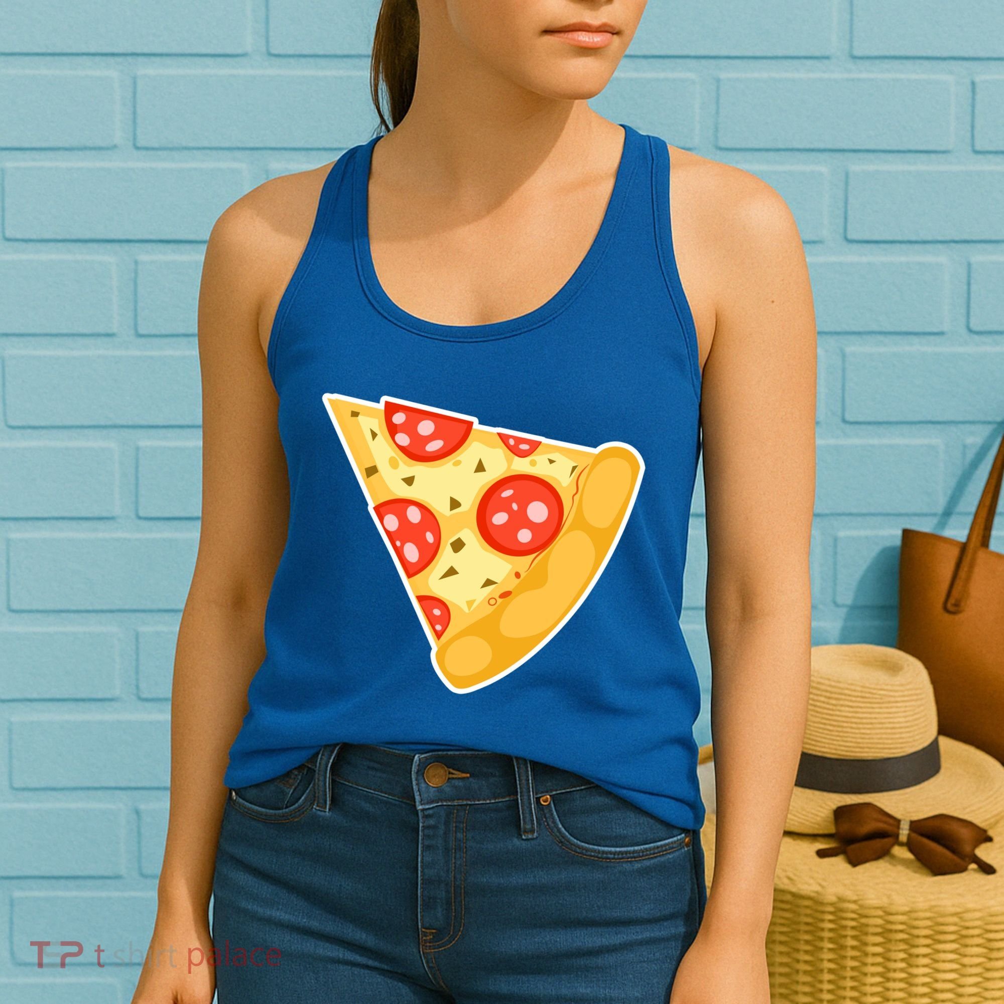 Family Matching Missing Pizza Slice Child Baby Women's Tank Top