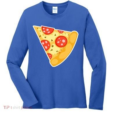 Family Matching Missing Pizza Slice Child Baby Women's Long Sleeve Shirt