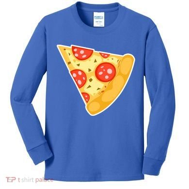 Family Matching Missing Pizza Slice Child Baby Kids Long Sleeve Shirt