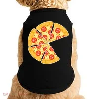 Family Matching Pizza With Missing Slice Parents Doggie Tank thumb 0