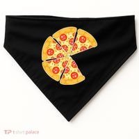 Family Matching Pizza With Missing Slice Parents USA-Made Doggie Bandana thumb 0