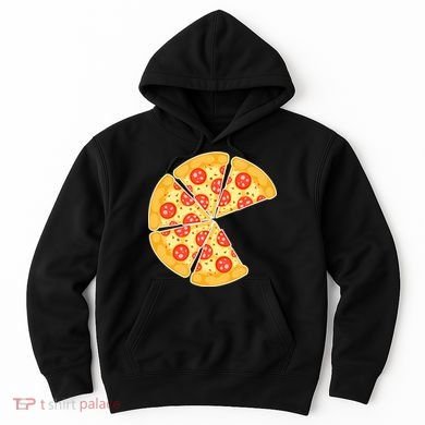 Family Matching Pizza With Missing Slice Parents Hoodie