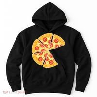Family Matching Pizza With Missing Slice Parents Hoodie thumb 0