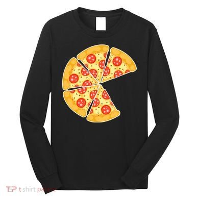Family Matching Pizza With Missing Slice Parents Long Sleeve Shirt