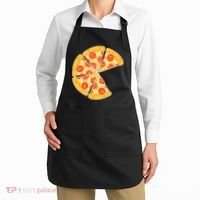 Family Matching Pizza With Missing Slice Parents Apron thumb 2