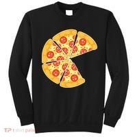 Family Matching Pizza With Missing Slice Parents Sweatshirt thumb 0