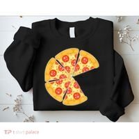 Family Matching Pizza With Missing Slice Parents Sweatshirt thumb 2