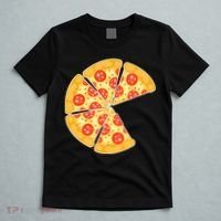 Family Matching Pizza With Missing Slice Parents T-Shirt thumb 5