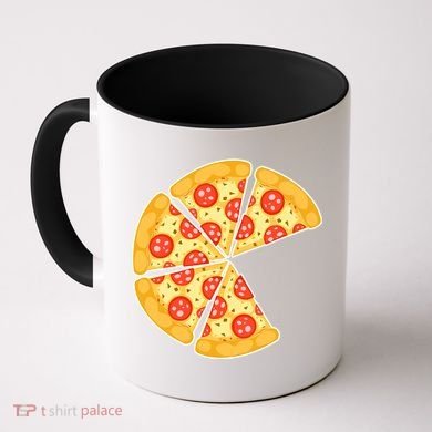 Family Matching Pizza With Missing Slice Parents Coffee Mug