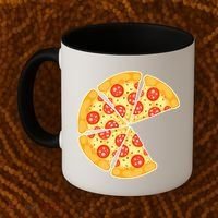 Family Matching Pizza With Missing Slice Parents Coffee Mug thumb 2