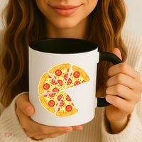 Family Matching Pizza With Missing Slice Parents Coffee Mug thumb 3