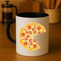 Family Matching Pizza With Missing Slice Parents Coffee Mug thumb 4