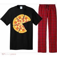 Family Matching Pizza With Missing Slice Parents Pajama Set thumb 0