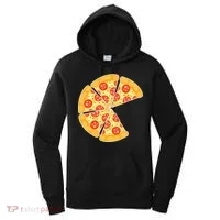 Family Matching Pizza With Missing Slice Parents Women's Hoodie thumb 0