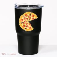 Family Matching Pizza With Missing Slice Parents Tumbler thumb 0