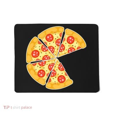 Family Matching Pizza With Missing Slice Parents Mousepad