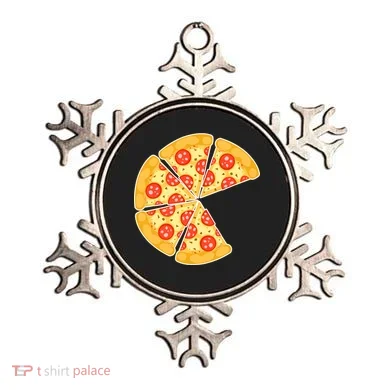 Family Matching Pizza With Missing Slice Parents Ornament
