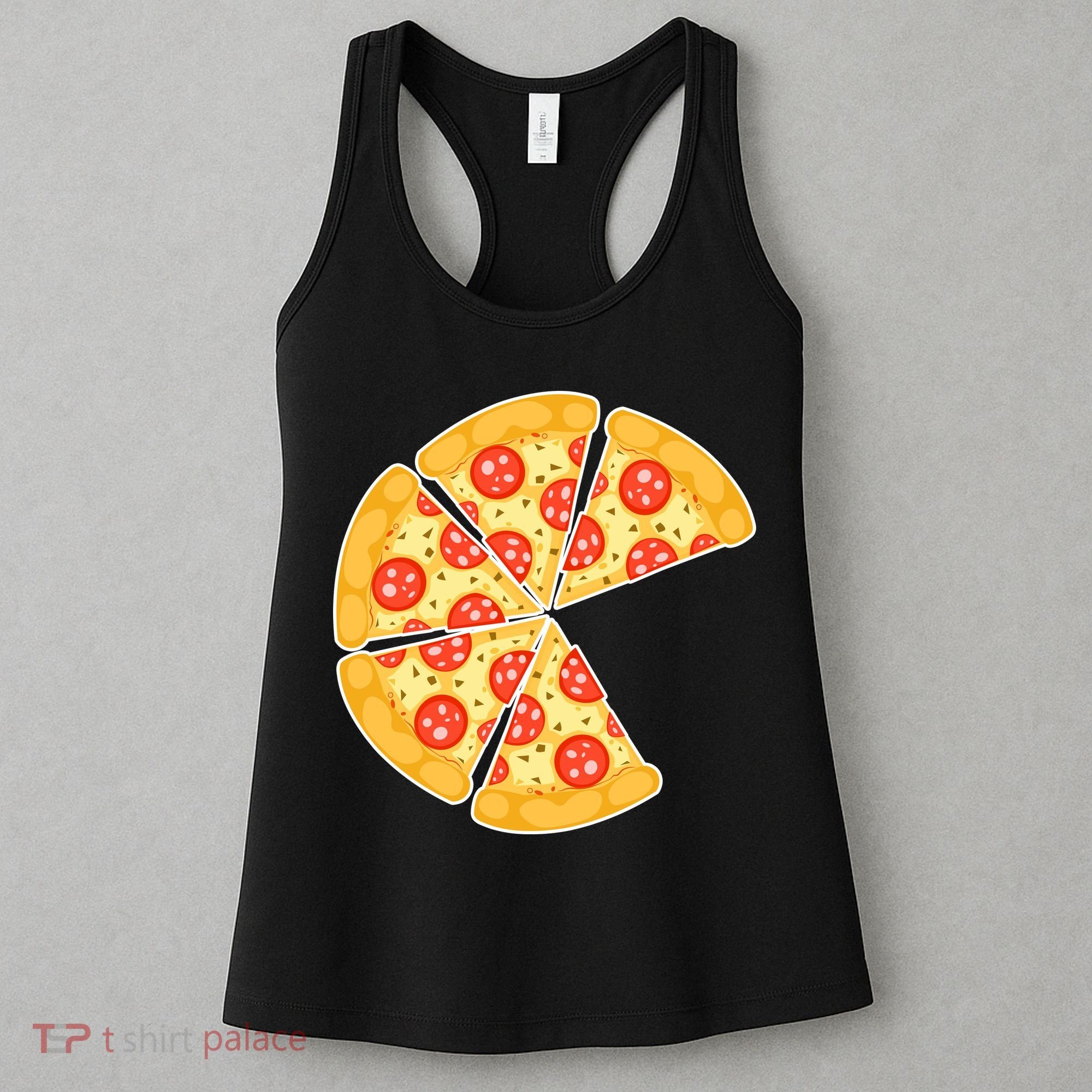 Family Matching Pizza With Missing Slice Parents Women's Tank Top