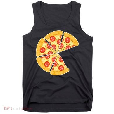 Family Matching Pizza With Missing Slice Parents Tank Top