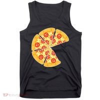 Family Matching Pizza With Missing Slice Parents Tank Top thumb 0