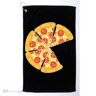 Family Matching Pizza With Missing Slice Parents Golf Towel