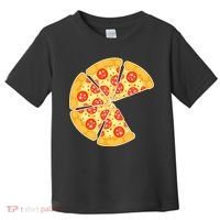 Family Matching Pizza With Missing Slice Parents Toddler T-Shirt thumb 0