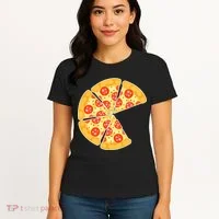 Family Matching Pizza With Missing Slice Parents Women's T-Shirt thumb 4