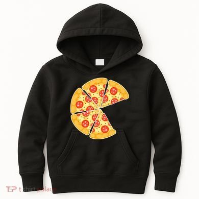 Family Matching Pizza With Missing Slice Parents Kids Hoodie