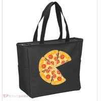 Family Matching Pizza With Missing Slice Parents Tote Bag thumb 2