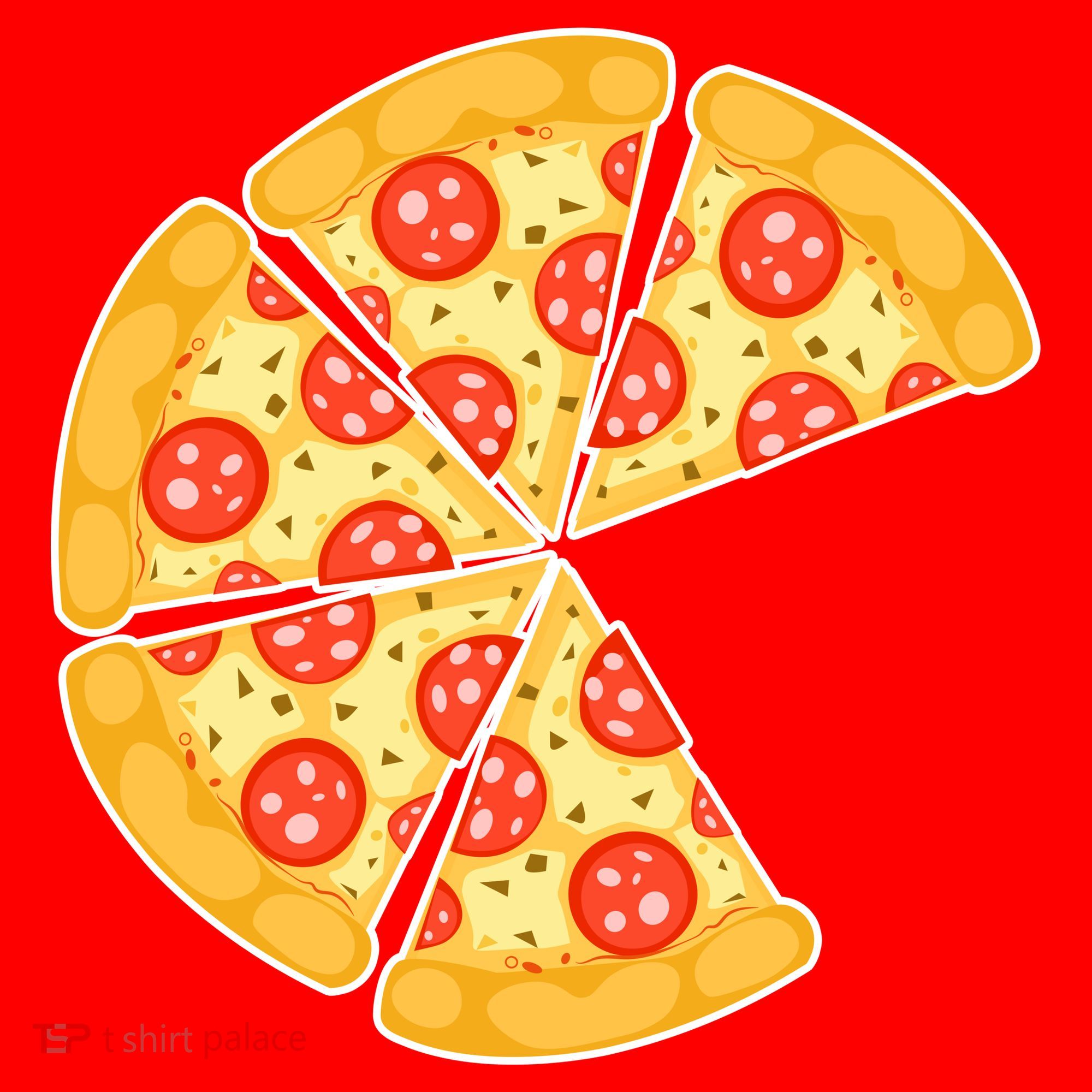 Family Matching Pizza With Missing Slice Parents Santa Hat
