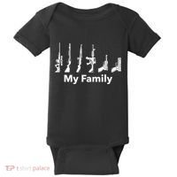 Family Of Guns Baby Bodysuit thumb 0