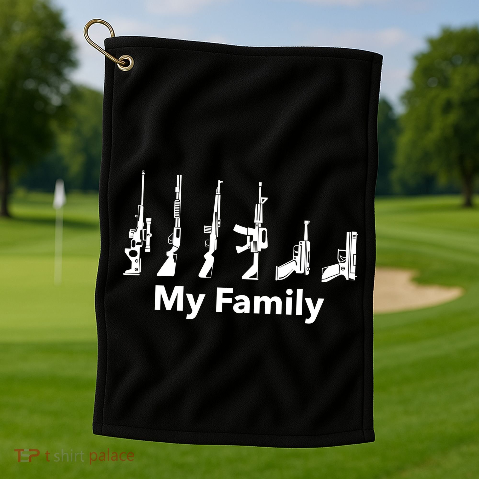 Family Of Guns Golf Towel