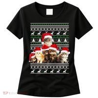 Family Of Kittens Ugly Christmas Sweater Women's T-Shirt thumb 0
