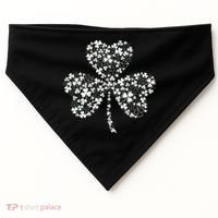 Family Of Shamrocks Cloverleaf USA-Made Doggie Bandana thumb 0