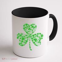 Family Of Shamrocks Cloverleaf Coffee Mug thumb 1