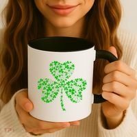 Family Of Shamrocks Cloverleaf Coffee Mug thumb 3
