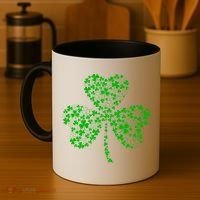 Family Of Shamrocks Cloverleaf Coffee Mug thumb 4