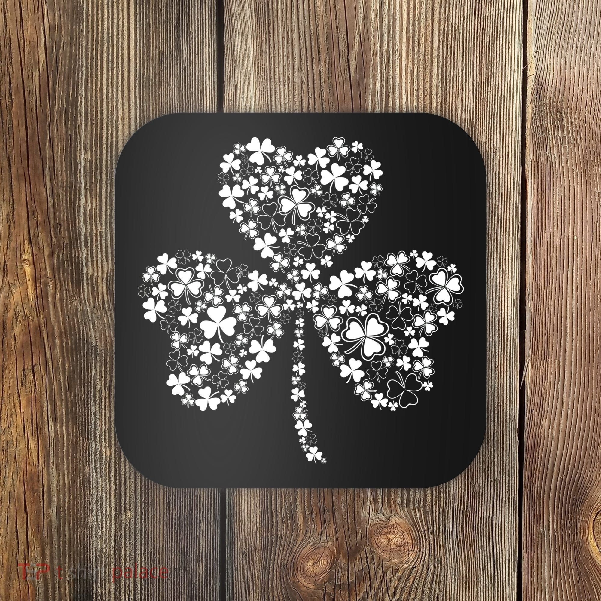Family Of Shamrocks Cloverleaf Coaster