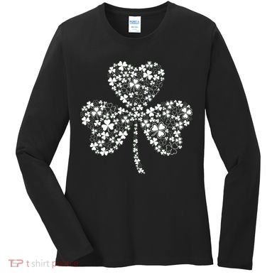 Family Of Shamrocks Cloverleaf Women's Long Sleeve Shirt