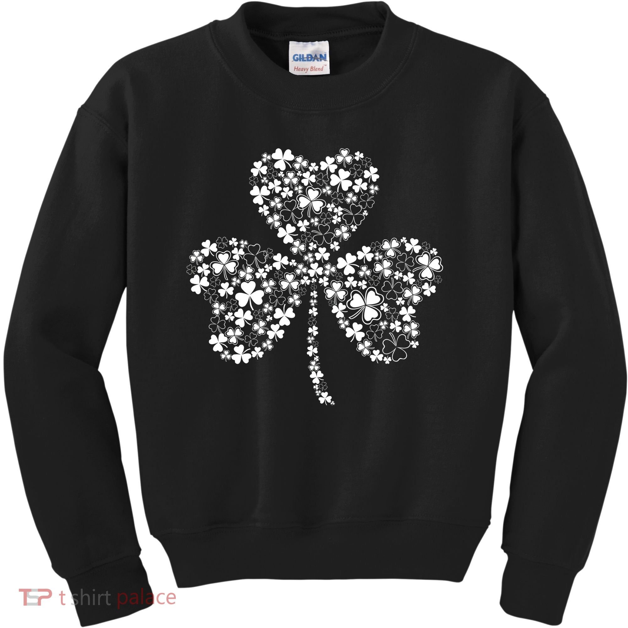 Family Of Shamrocks Cloverleaf Kids Sweatshirt
