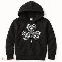 Family Of Shamrocks Cloverleaf Kids Hoodie thumb 0