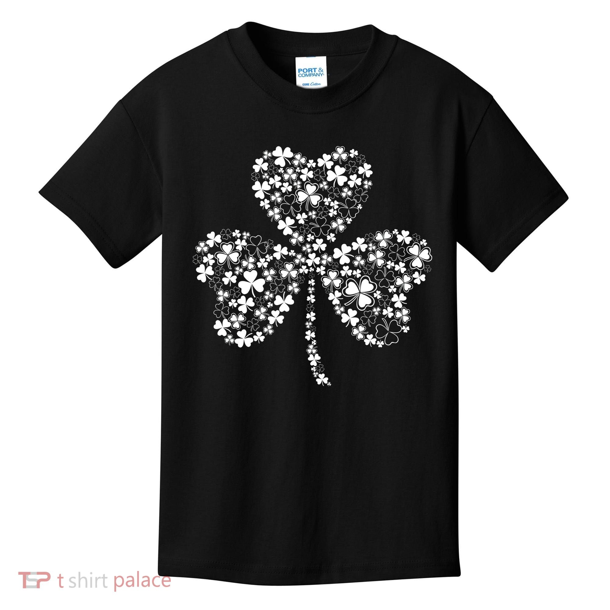 Family Of Shamrocks Cloverleaf Kids T-Shirt