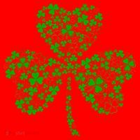 Family Of Shamrocks Cloverleaf Santa Hat thumb 1