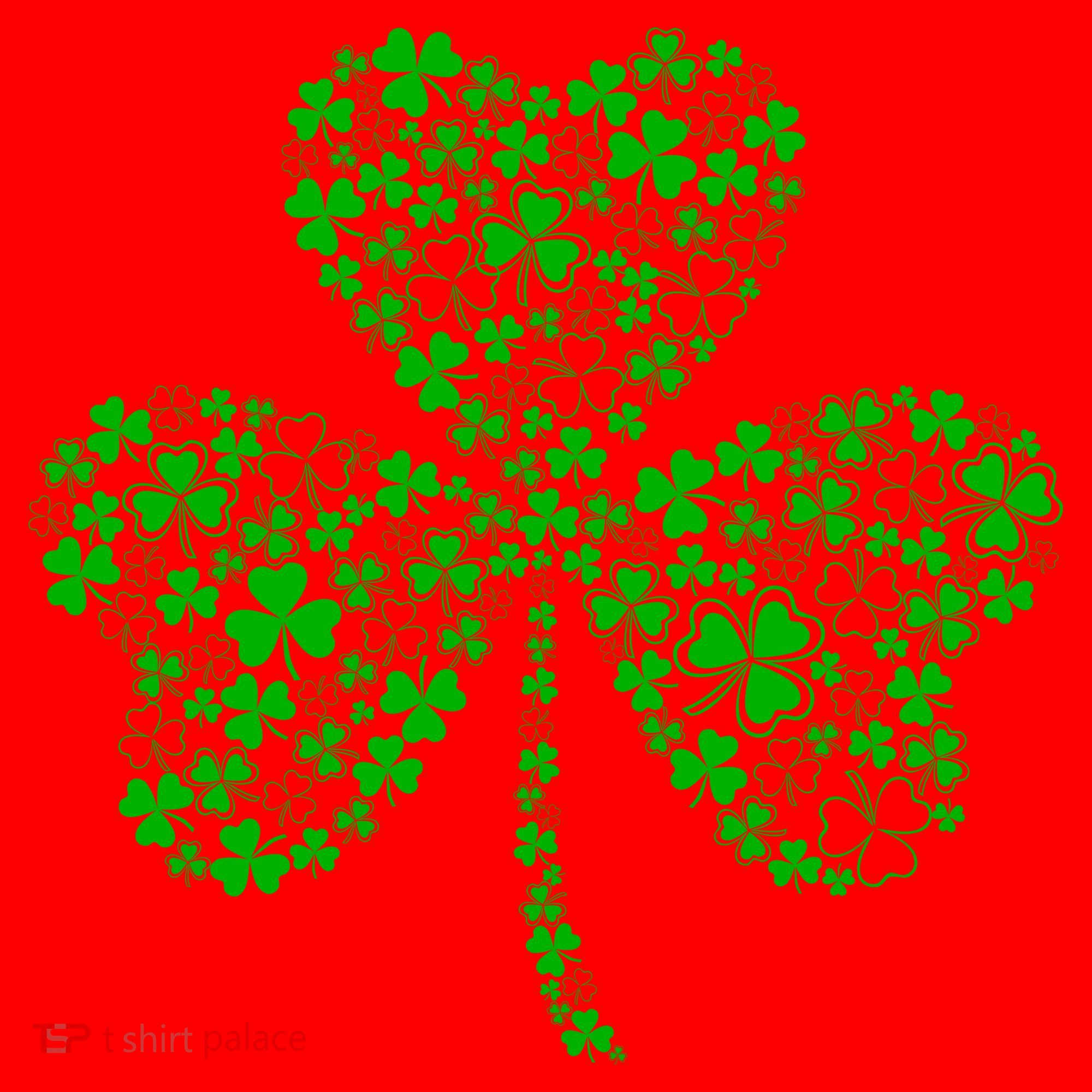 Family Of Shamrocks Cloverleaf Santa Hat