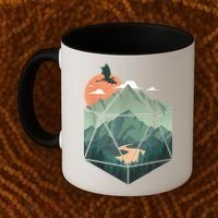 Fantasy Art, Nerdy Gaming, Geeky Gamer Coffee Mug thumb 2