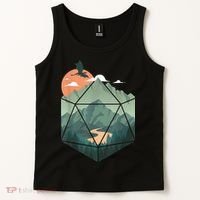 Fantasy Art, Nerdy Gaming, Geeky Gamer Tank Top thumb 2
