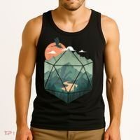 Fantasy Art, Nerdy Gaming, Geeky Gamer Tank Top thumb 3